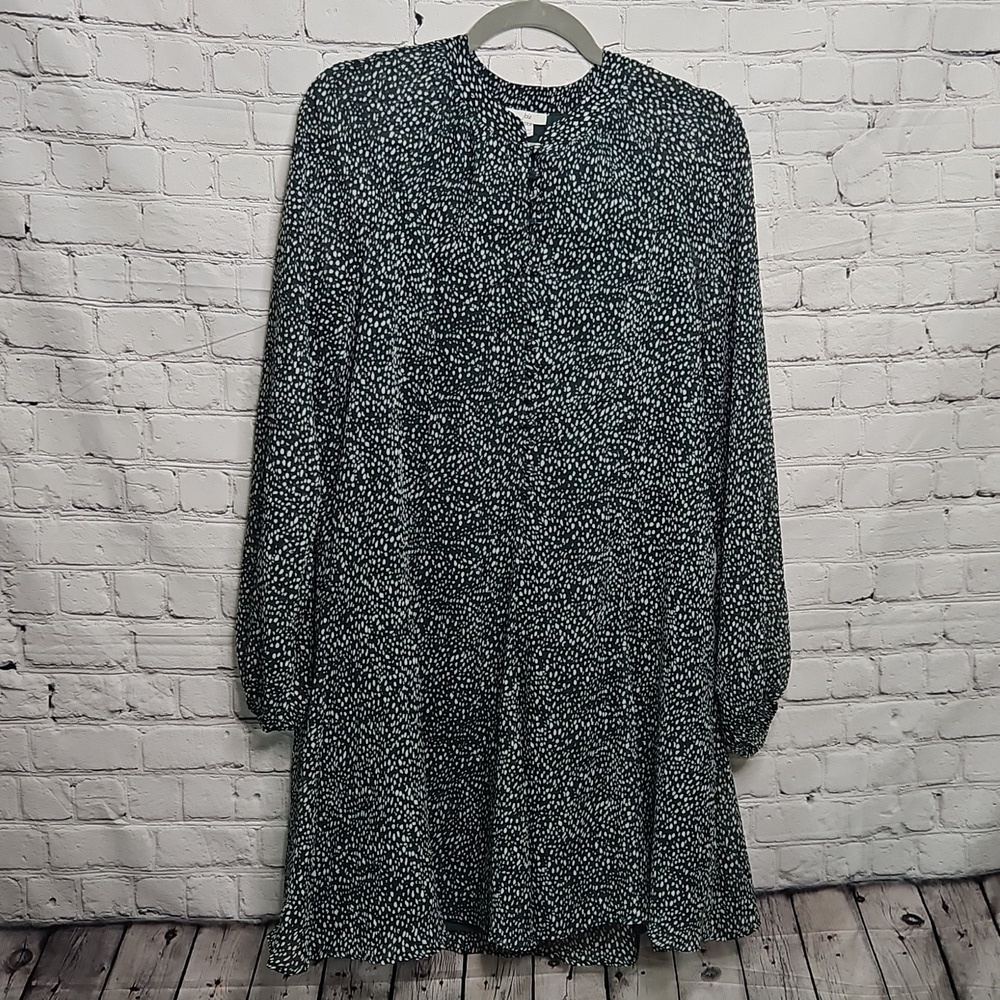 Joie Women's Dress Long Sleeve Ditsy Dot Size Small